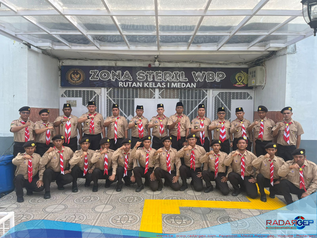 Karutan I Medan Ikuti Pembukaan Perkemahan Satya Dharma Bhakti Pemasyarakatan secara Virtual
